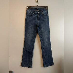 NWOT Express Dark Blue Bootleg Leg Jeans